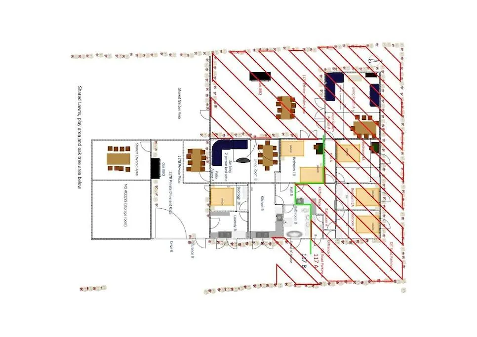 Family Friendly Apt B, 900M To Lego House, Parking, Legoland, Lalandia Billund 0*,  Dania